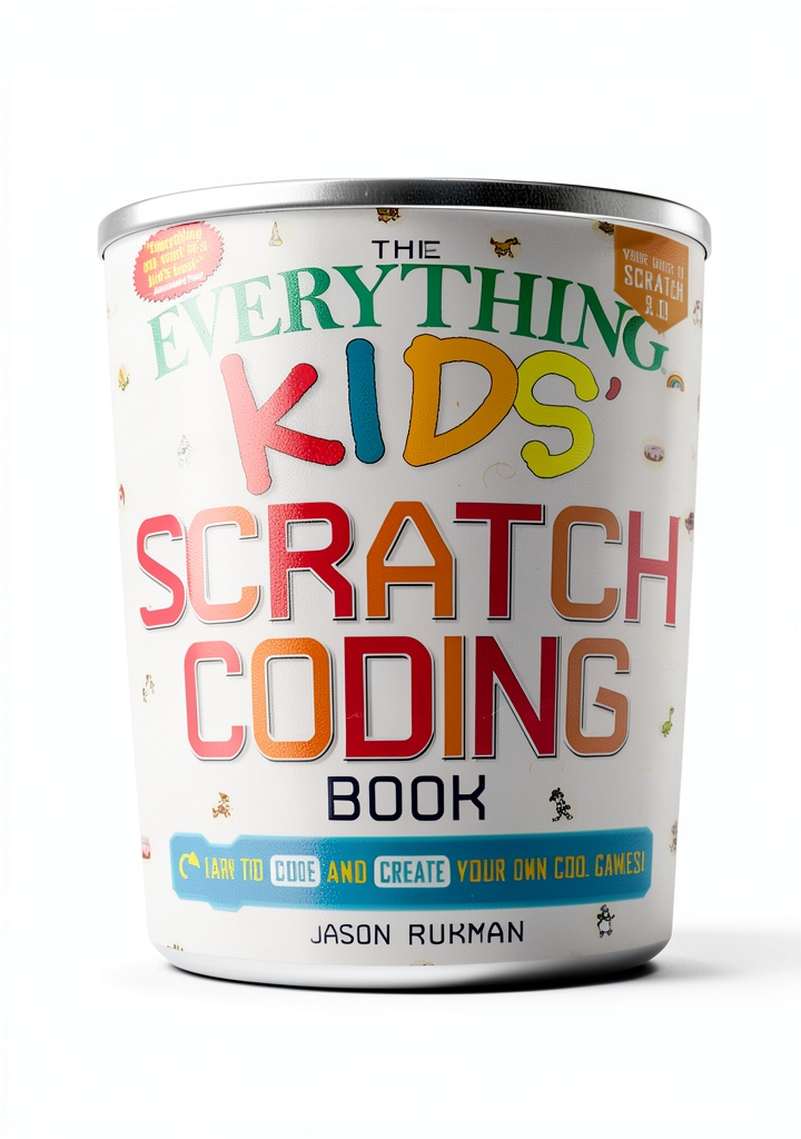 Installing Everything Kids: Learn to Code with Fun Projects on a wooden desk