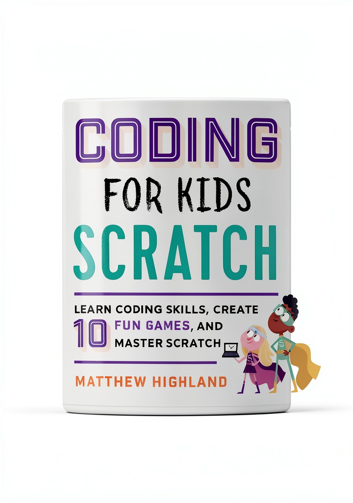 Installing Children's Programming Book Callisto Kids Kindle eBook for Ages 4-8 on a wooden desk