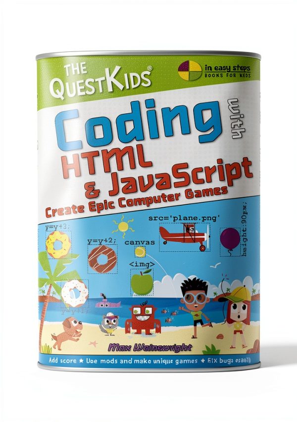 In Easy Steps QuestKids Programming Book for Ages 6-12 – 85 Pages-0