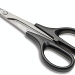 Lexan Scissors Huron Precision Curved 5.5" Silver Lab Scissors-0