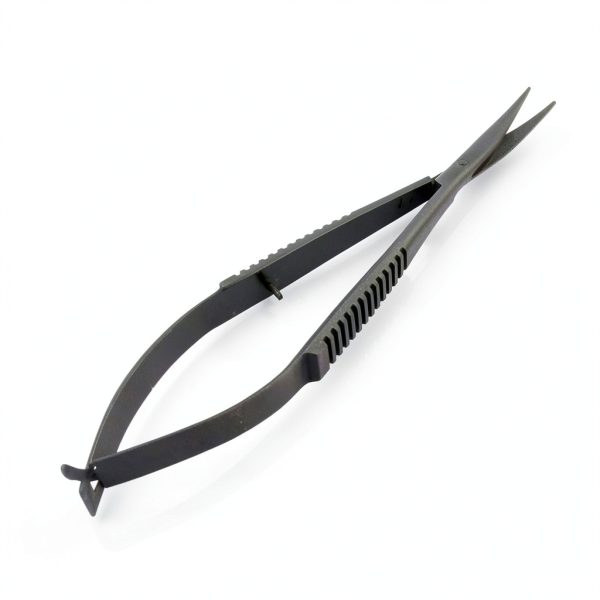 G.S Professional Stainless Steel Aquarium Aquascaping Spring Scissors Curved 4.5 Inch-1