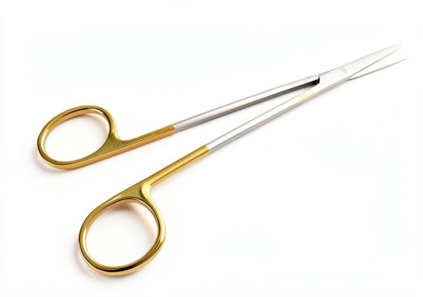 TC METZENBAUM 7" Straight Lab Scissors with Tungsten Carbide Inserts-1