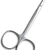 OdontoMed2011 STRABISMUS SCISSORS 4" STRAIGHT SCISSORS-0