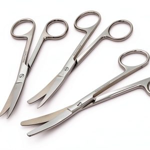 Operating Dissecting Scissors 3 Pack 5.5" Curved A2ZSCILAB Steel-0