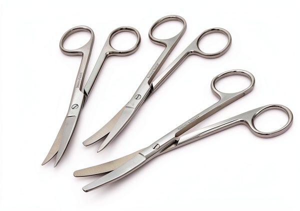 Operating Dissecting Scissors 3 Pack 5.5" Curved A2ZSCILAB Steel-0