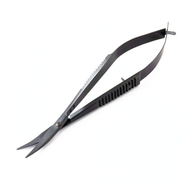 G.S Professional Stainless Steel Aquarium Aquascaping Spring Scissors Curved 4.5 Inch-0