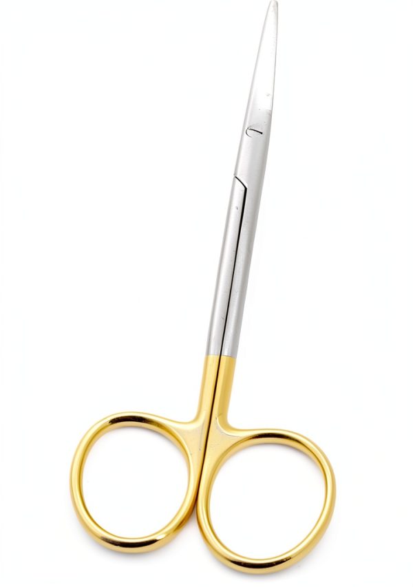 STRABISMUS SCISSORS 4.5" Tungsten Carbide Lab Scissors OdontoMed2011-0