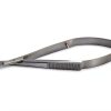 Precision Lab Scissors, Fine Point Straight Microdissection Scissors Perfect for Doctors, Nurses & Students Straight Blades 9MCD - Curved Blades-2