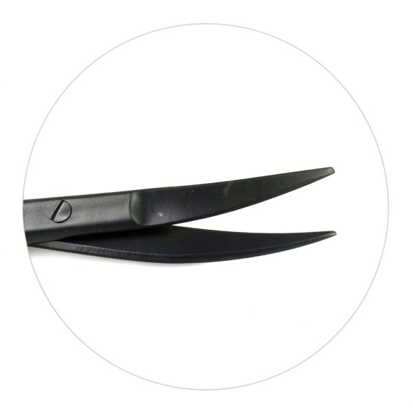 G.S Professional Stainless Steel Aquarium Aquascaping Spring Scissors Curved 4.5 Inch-2