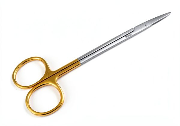 TC METZENBAUM 7" Straight Lab Scissors with Tungsten Carbide Inserts-0