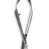 Precision Lab Scissors, Fine Point Straight Microdissection Scissors Perfect for Doctors, Nurses & Students Straight Blades 9MCD - Curved Blades-3