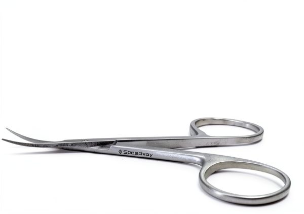 Speedway Iris Scissors 9cm Curved Surgical Precision Cutting-3
