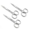 Cynamed Iris Micro Dissecting Precision Lab Scissors, Fine Point Straight - Perfect for Doctors, Nurses, EMS, Students, Education & Training and More (Pack of 3)-0