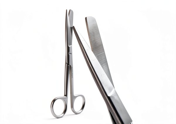 HIGH Grade PACIFATED Stainless Steel Dissecting Operating Scissors 5.5" Sharp Blunt Straight (HTI BRAND)-1