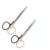 Iris Micro Dissecting Precision Lab Scissors Gold HR-0020 Pack of 2-2