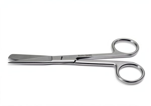 HIGH Grade PACIFATED Stainless Steel Dissecting Operating Scissors 5.5" Sharp Blunt Straight (HTI BRAND)-2